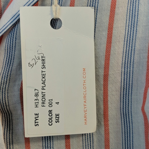 Harvey Faircloth Blouse Size 4 - Picture 3 of 4